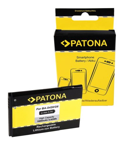 PATONA Akkumulátor HTC BA-S420 HTC 7 Trophy A3333 A6363 T8686 T8689 BA-S440 HTC 7 Trophy A3333 A6363 T8686 T8689 BA-S440