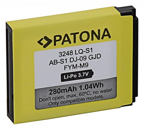 PATONA Akkumulátor  LQ-S1 AB-S1 DJ-09 GJD FYM-M9