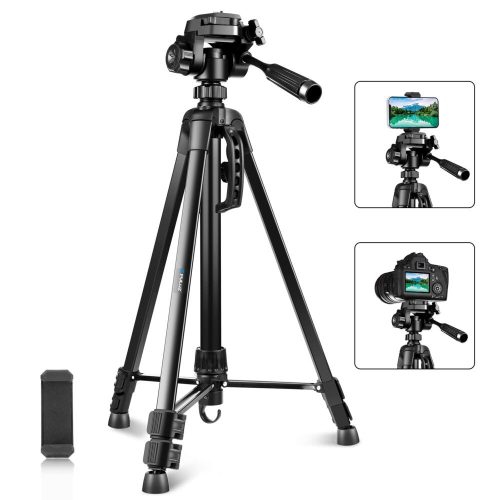 PULUZ PU3096B Magnézium-Alumínium Kamera Tripod (139cm Állvány)