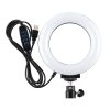 PULUZ 12cm 3200-6500K LED Körfény körlámpa Ringlight