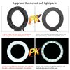 PULUZ 12cm 3200-6500K LED Körfény körlámpa Ringlight