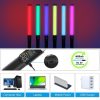 PULUZ-122 55cm RGB Mágneses LED lámpa - színes cső RGB Fényterelő videólámpa - 4600mAh