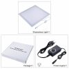 PULUZ LED Árnyékmentes Tárgyfotós 24W 1200LM Panel - 38*38 cm Termékfotós Alátét lámpa