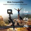 PULUZ Motor-kormány O-Clip Akciókamera-tartó Kar (GoPro Hero, Insta360, DJI)