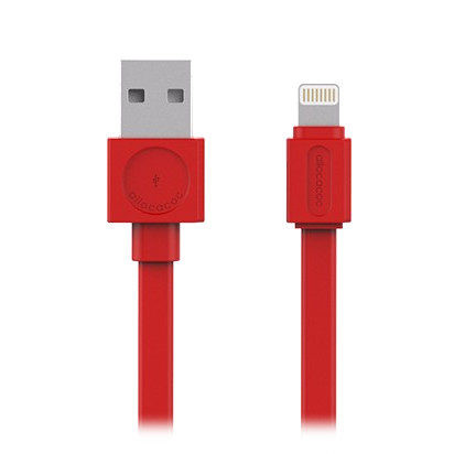 Allocacoc USB-kábel | Lightning Basic kábel - Piros