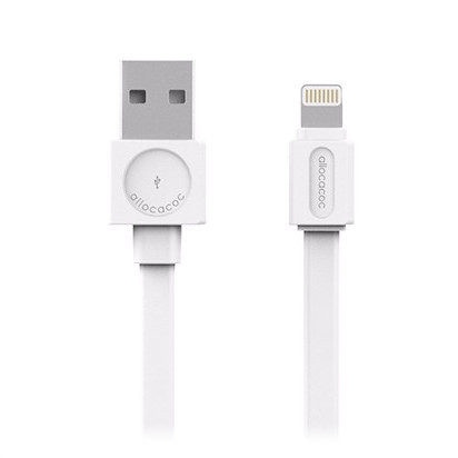 Allocacoc USB-kábel | Lightning Basic kábel - Fehér