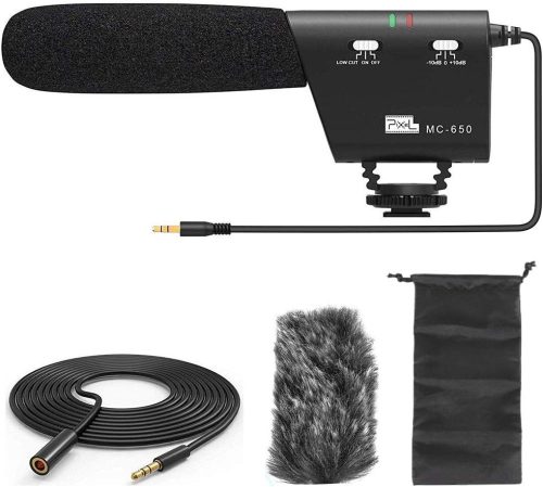 Pixel MC650 Kamera Puska-mikrofon - Shotgun mic