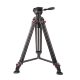 Monster DV-5F Aluminium Video-Tripod (180cm Állvány) + Video-Fluid Fej