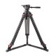 Monster DV-5FS Aluminium Video-Tripod (180cm Állvány) + Video-Fluid Fej