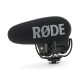 Rode Videomic Pro Plus professzionális mono videomikrofon Rycote Lyre felfüggesztéssel, saját akkumulátorral, digitális funkció kapcsolókkal