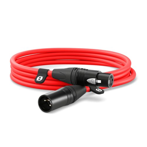 Rode 3m XLR mikrofonkábel, piros