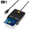 USB ID/ Személyi/ Bank/ Okoskártya/ CAC Kártyaolvasó és író -Credit Chip Sim IC ID IC Card