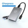 CFexpress Type B + SD kártyaolvasó - USB-C (Type-C) Aluminium Memóriakártya-olvasó és író