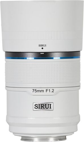 SIRUI Sniper Objektív APS-C AF 75mm F1.2 SONY E-Mount - Fehér