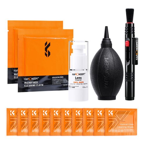 K&F Concept 15in1 Tisztító Kit (LensPen, Lencse-fújó, 10db Nedved-kendő, 15ml Tisztító Folyadék)