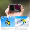 K&F Concept DJI Osmo Action-4 4in1 ND/PL (ND8 ND16 ND32 ND64) ND-szűrő Filter (4db) - Osmo Action4 ND szűrő Kit