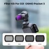 K&F Concept DJI Osmo Pocket 3 4in1 ND (ND8 ND16 ND32 ND64) ND-szűrő Filter (4db) - Osmo Pocket3 ND szűrő Kit