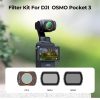 K&F Concept DJI Osmo Pocket 3 3in1 CPL ND4 ND8 Szűrő Filter (3db) - Osmo Pocket3 ND szűrő Kit