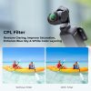 K&F Concept DJI Osmo Pocket 3 3in1 CPL ND4 ND8 Szűrő Filter (3db) - Osmo Pocket3 ND szűrő Kit