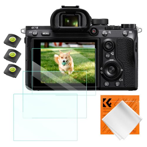 K&F Concept  képernyővédő szett - Sony Sony A9, A7III, A7R II, 7II, 7S II, A9II, A7R III, A1, RX10 RX100 modellekhez