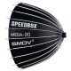 SMDV Speedbox Mega-90 Deep Softbox 90 cm fehér Bowens rögzítő