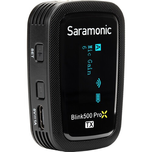 Saramonic Blink500 ProX-B4 2.4GHz Vezeték nélküli Mikrofon Kit (Apple iOS/ iPhone Lightning csatlakozóval)| 2+1