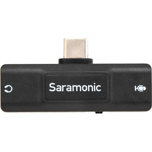 Saramonic USB-C (Type C) 3.5mm Jack Audio & Mikrofon Átalakító-adapter