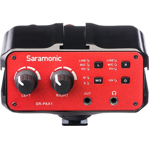 Saramonic SR-PAX1 Két-csatornás Audio-keverő - Mixer, Erősítő, Mikrofon-adapter