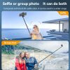 TELESIN 120cm Akciókamera Carbon-Fiber Monopod - Szuper hosszú Szénszálas Teleszkópos Selfie bot [GP-MNP-002]