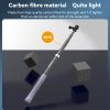 TELESIN 120cm Akciókamera Carbon-Fiber Monopod - Szuper hosszú Szénszálas Teleszkópos Selfie bot [GP-MNP-002]