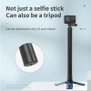 TELESIN 270cm Akciókamera Carbon-Fiber Monopod - Szuper hosszú Szénszálas Teleszkópos Selfie bot V2.0