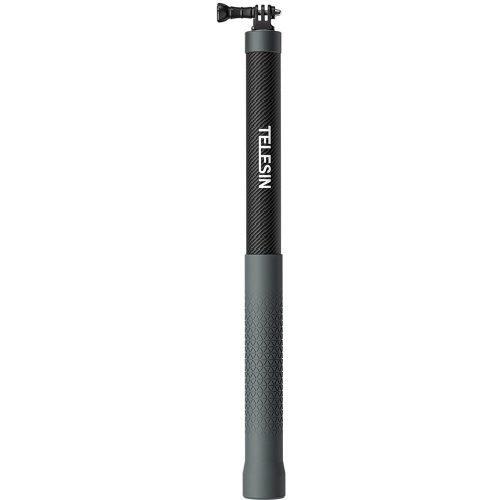 TELESIN 300cm Akciókamera Carbon-Fiber Monopod - Szuper hosszú Szénszálas Teleszkópos Selfie bot