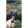 TELESIN DJI Action 3/ 4 Mágneses Dual-Claw Állvány/ Markolat Mount Base Csatlakozó adapter