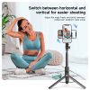 TELESIN 1.3M Akciókamera & Okostelefon Selfie-bot / Monopod / Tripod - Bluetooth Távirányítós szelfi stick (130cm) [TE-RCSS-003]