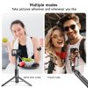 TELESIN 1.3M Akciókamera & Okostelefon Selfie-bot / Monopod / Tripod - Bluetooth Távirányítós szelfi stick (130cm) [TE-RCSS-003]