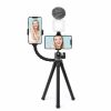 TELESIN Octopus Flexibilis Tripod DSLR kamera / Okostelefon / Akciókamera Utazó Polip-Állvány (