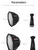 Triopo E120 Octagon Elichromn Softbox -120cm Nyolcszög Octasoftbox