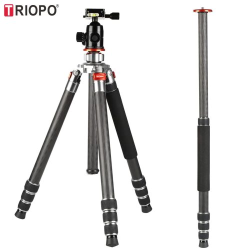 TRIOPO GX-3104 Carbon Fiber Szénszálas Tripod +B3 Gömbfej (162cm Állvány)