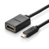 UGREEN 4K Micro HDMI-HDMI Adapter - Átalakító Kábel (22cm) [20134]