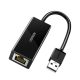 UGREEN USB 2.0 Ethernet 10/100Mbps RJ45 Lan Adapter, Átalakító Kábel [CR110]