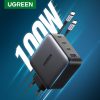 UGREEN 100W Nexode 3x USB-C (Type-C)/ 1xUSB-A Töltő - Charger [CD226]