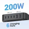 UGREEN 200W Nexode 4xUSB-C (Type-C) / 2x USB-A Töltő - Charger [CD271]