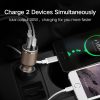 UGREEN 24W Autós Szivargyújtó 2x USB-C (Type-C) Töltő - Charger [CD130]