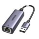 UGREEN USB-C 3.1 Ethernet 1Gbps RJ45 Alu Lan Adapter, Type-C Átalakító Kábel [CM199]