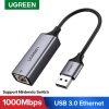 UGREEN USB 3.0 Ethernet 1Gbps RJ45 Alu Lan Adapter, Átalakító Kábel [CM209]