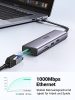 UGREEN 7-in-1 USB-C (Type-C) -2xUSB-A/ 4K HDMI/ RJ45 Ethernet/ SD, TF Kártyaolvasó HUB [CM512]