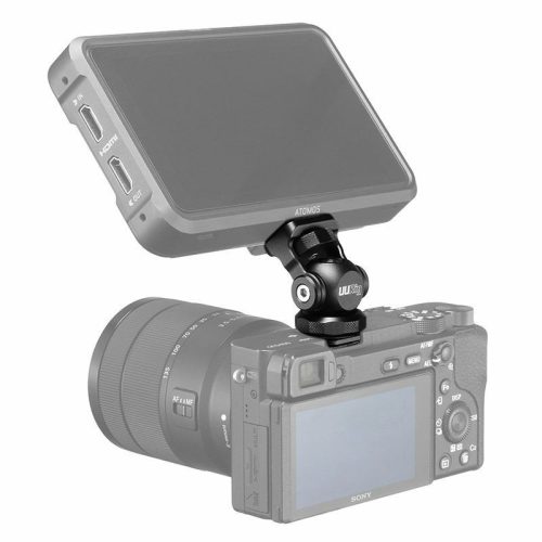 UURig R015 Kamera Monitortartó rögzítő - 1/4" Vakupapucs (cold shoe) adapter fotós kijelző