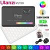 ULANZI VL120RGB LED Színes Videó Lámpa - 1250LUX 2500-9000K HSI RGB Light