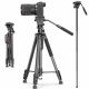 Ulanzi VT-02 Alumínium Horizontális Tripod/ Monopod (183cm  Állvány) + Videó Fluid-fej