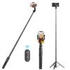 Ulanzi SK-03 All-In-One 160cm Akciókamera & Okostelefon/ Kamera Selfie bot / Monopod / Tripod - Bluetooth Távirányítós Szelfi Stick